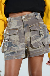 DOWN AND DIRTY CAMO SHORT