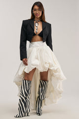 THE BIGGER THE BETTER HIGH LOW MAXI SKIRT