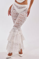 COACHELLA LACE RUFFLE PANTS