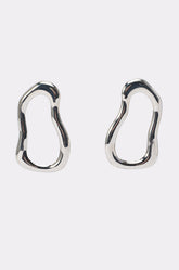 WAVEY BABY DANGLE EARRING IN SILVER