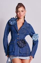 DENIM ERA BROOCH