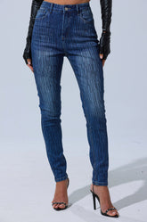 SHINING STAR RHINESTONE WIDE LEG PANT