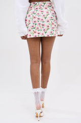 FLOWER GIRL MINI SKIRT
