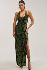 SPICE IT UP RHINESTONE MAXI DRESS