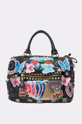 EYE SEE YOU PATCH DENIM BAG