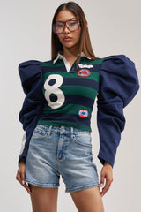 COLLEGE DAYS STRIPE POLO