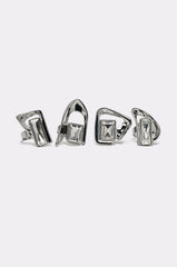 TRUDY SILVER RING SET
