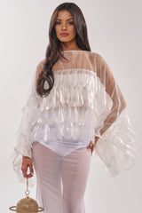 RUFFLE CITY BLOUSE