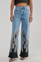 ON FIRE RELAXED DENIM