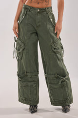 KARA CARGO DENIM