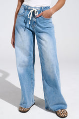 JUST LIKE THAT WIDE LEG DENIM PANT