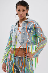WALK IT TALK IT DENIM JACKET