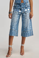 STUDS EVERYWHERE CULOTTE