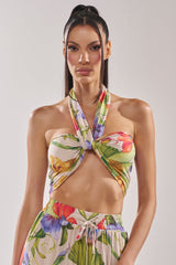 INTO THE GARDEN FLORAL BLOUSE