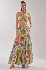 INTO THE GARDEN FLORAL BLOUSE