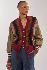 NEW DAY COLORBLOCK CARDIGAN