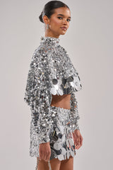 HOLIDAY BLING SEQUIN BLOUSE