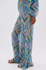 GRISELDA PRINTED PALAZZO PANTS