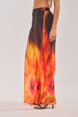 GIRL ON FIRE CHIFFON PALAZZO PANT