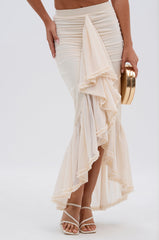 MELISSA MESH RUCHED SKIRT