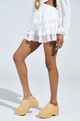 AZALEA WANG TEATREE BEIGE CLOG