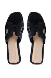 AKIRA VITTORIA BLACK SANDAL