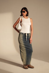 SIDE THOUGHTS MAXI SKIRT