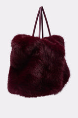 ALAIA FAUX FUR TOTE