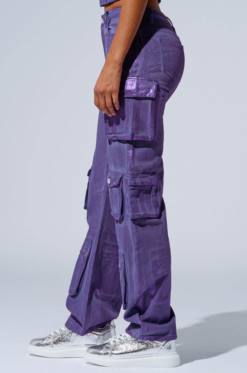 THE POWER OF LOVE DENIM CARGO PANT