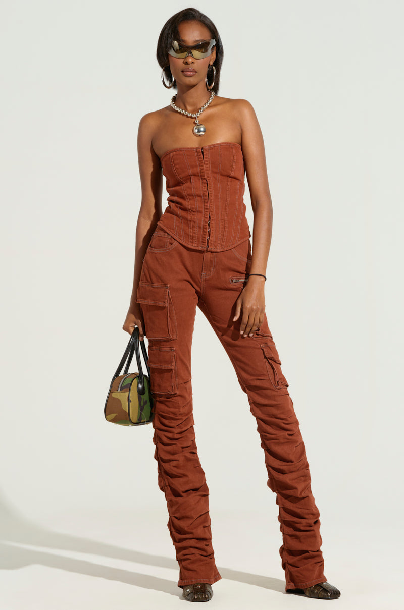 DOUBLE VISION VINTAGE WASH DENIM PANT
