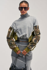 INES COLORBLOCKED SWEATSHIRT