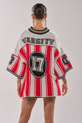 THROW SUM MO KNIT JERSEY TOP