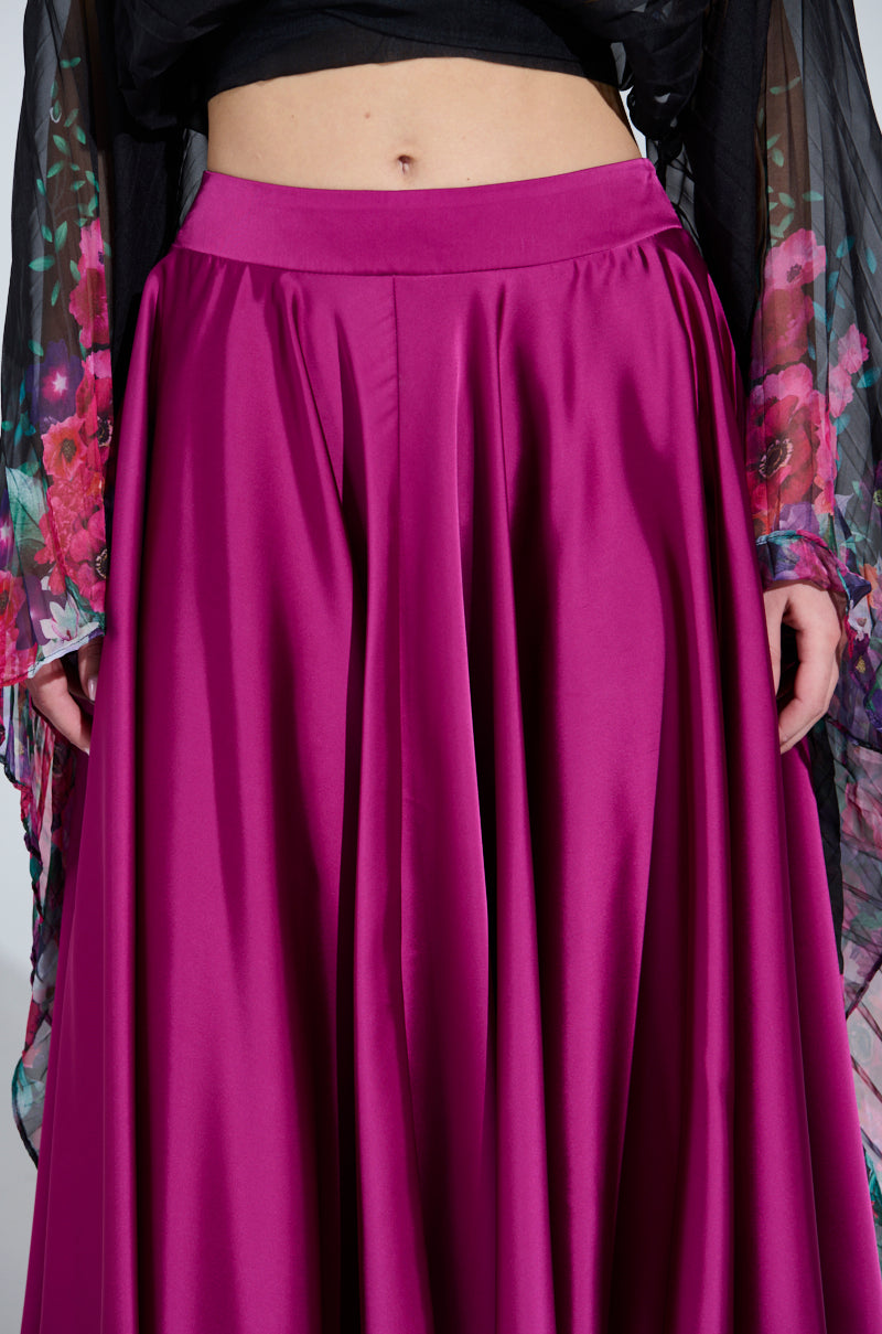 SPIN ME AROUND MIDI SKIRT