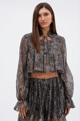 BEST GUEST LACE CROP BLOUSE