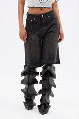 STARS SHINING RHINESTONE BERMUDA SHORT