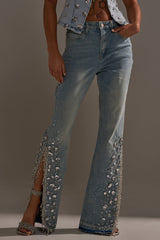 STAR GIRL RHINESTONE DENIM
