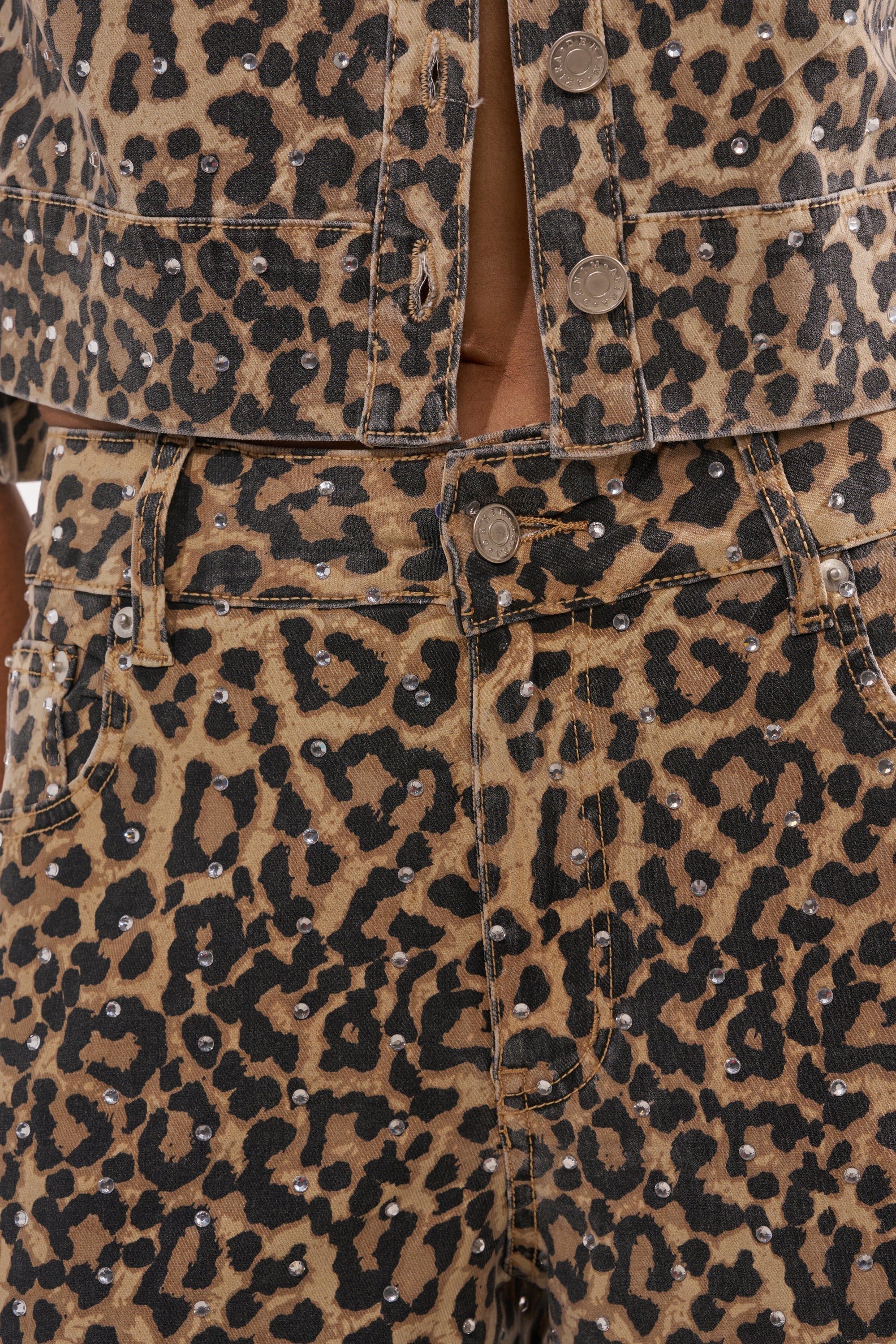 LEOPARD SISTA RELAXED DENIM