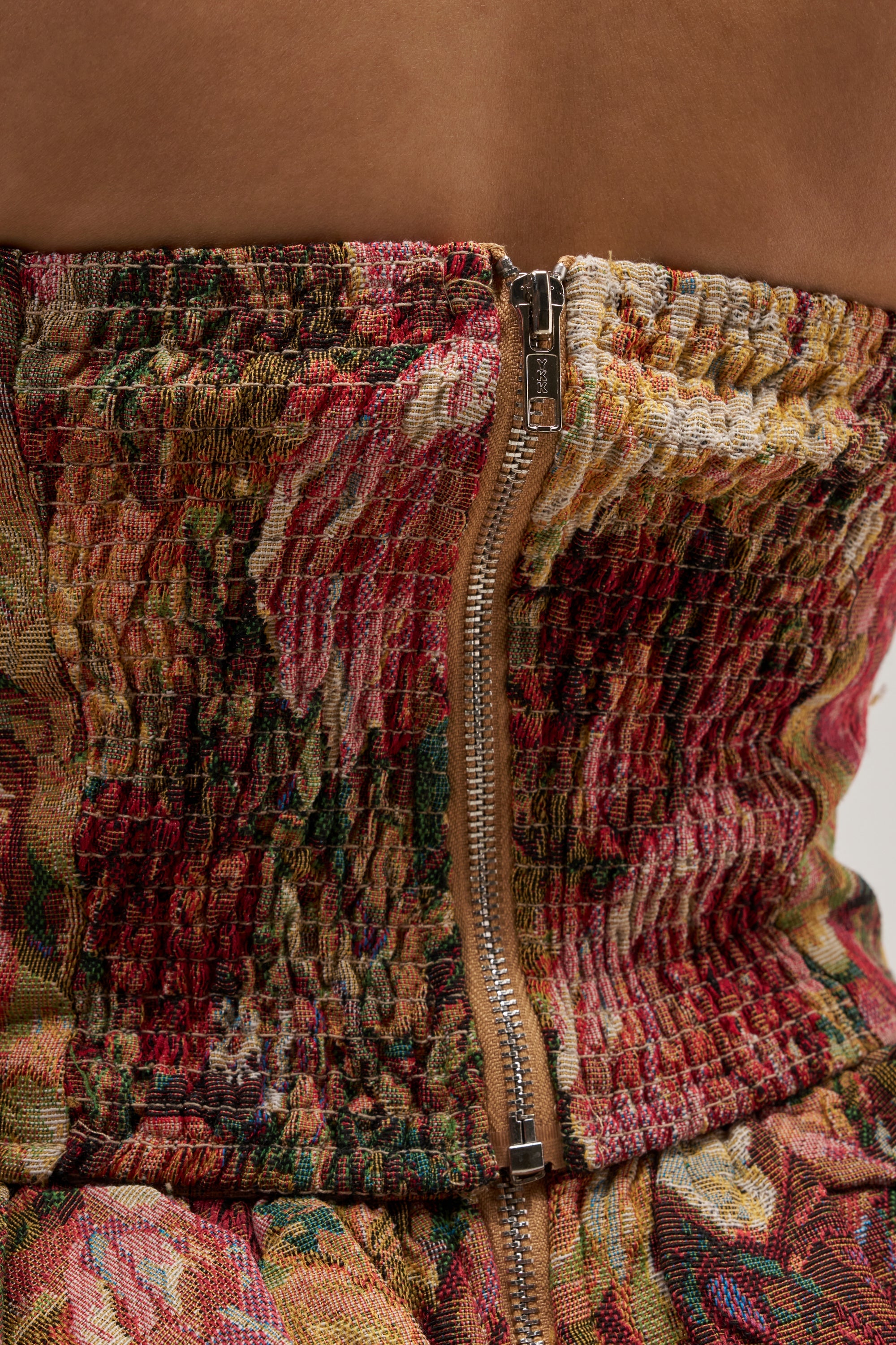 WILD FLORAL TAPESTRY CORSET
