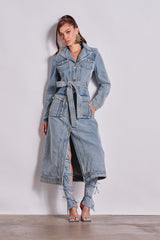 CAMILLA DENIM TRENCH