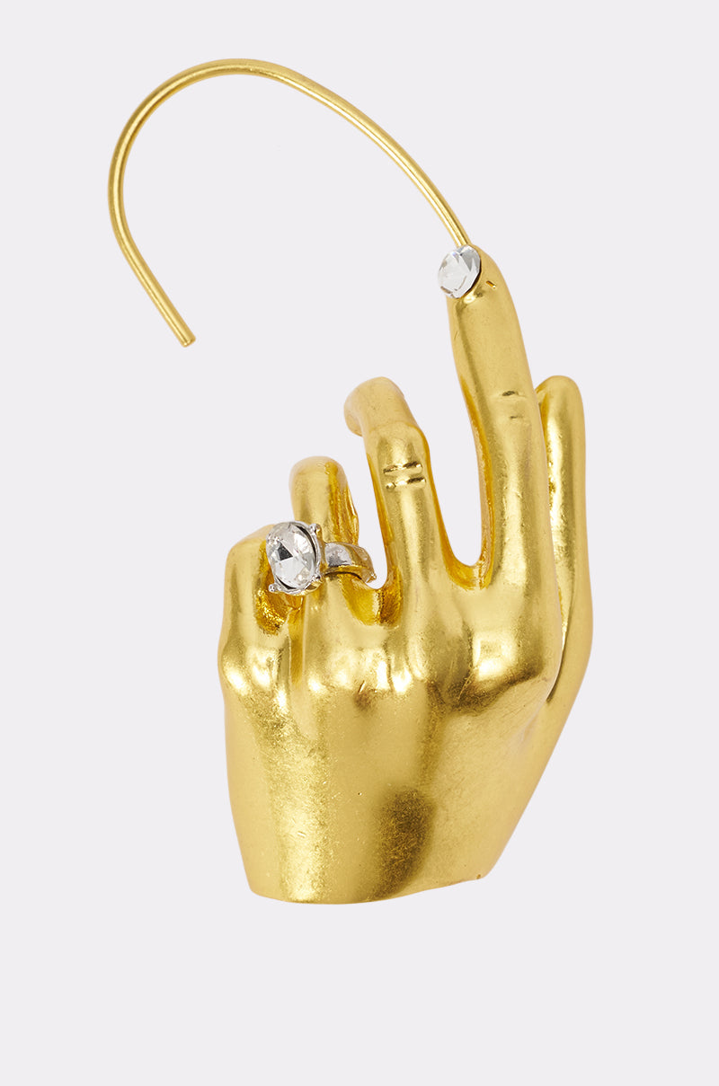 FIRST CHOICE STATEMENT EARRING CUFF IN GOLD