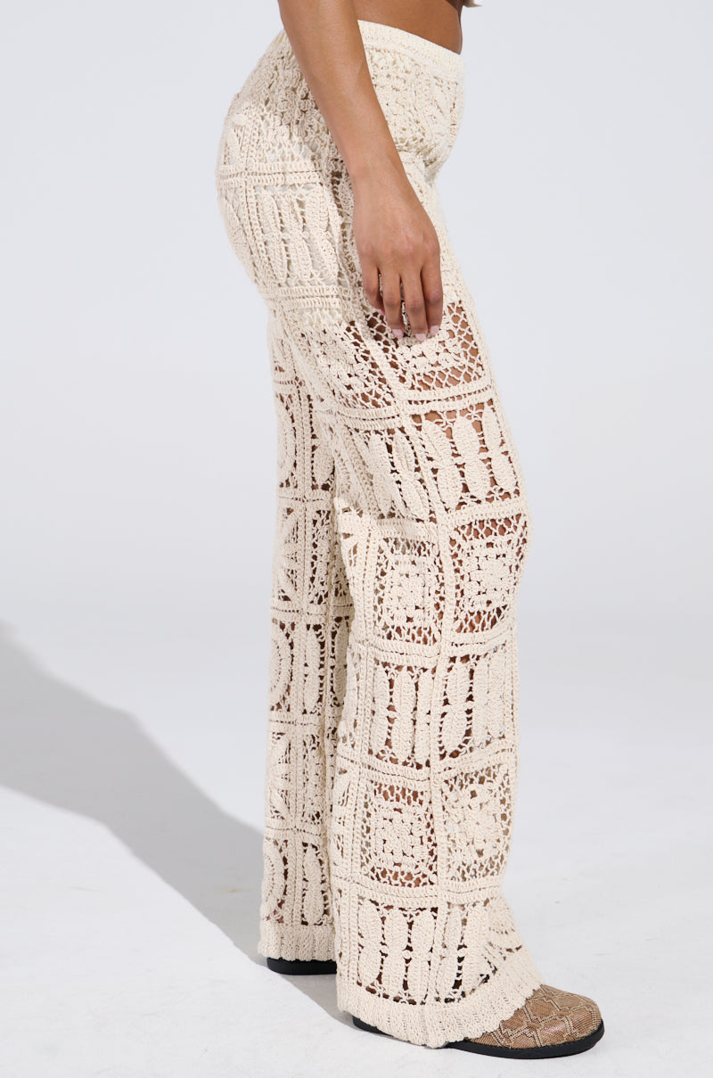 CROCHET KNIT PANT