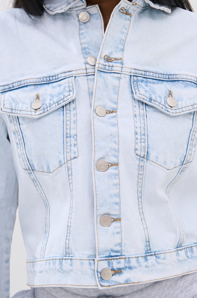 PARTY IN THE BACK DENIM JACKET