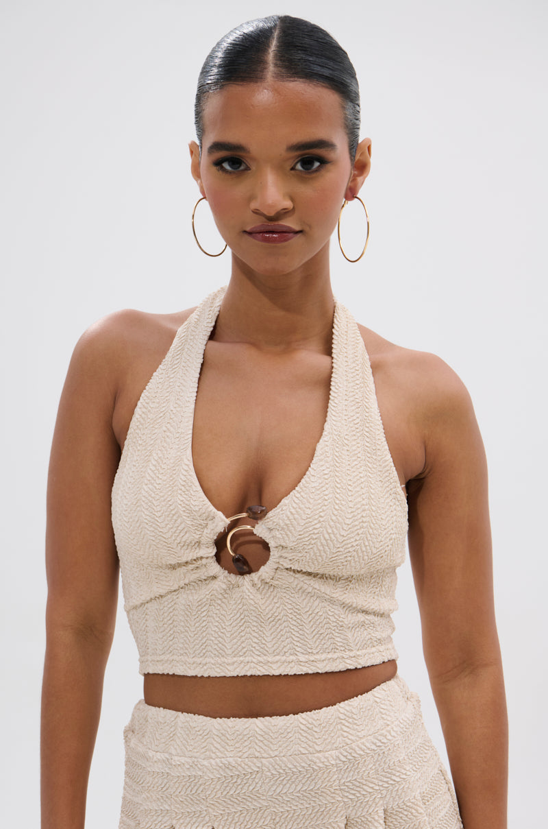 HOLLYWOOD SLINKY TEXTURED BRALETTE