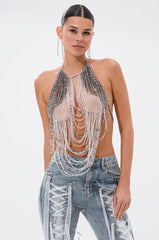 SHAKE IT FOR ME BABY BEADED BLOUSE
