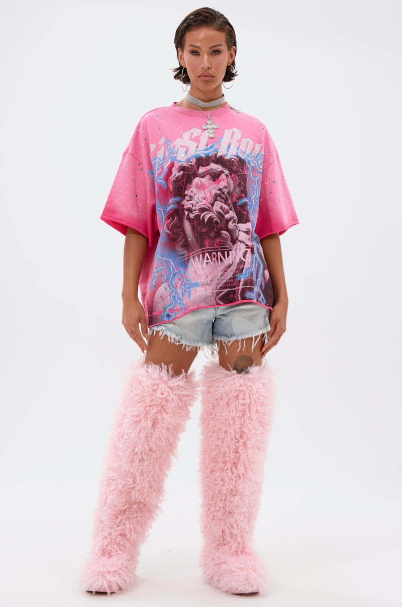 FADE INTO BLACK OVERSIZED TEE