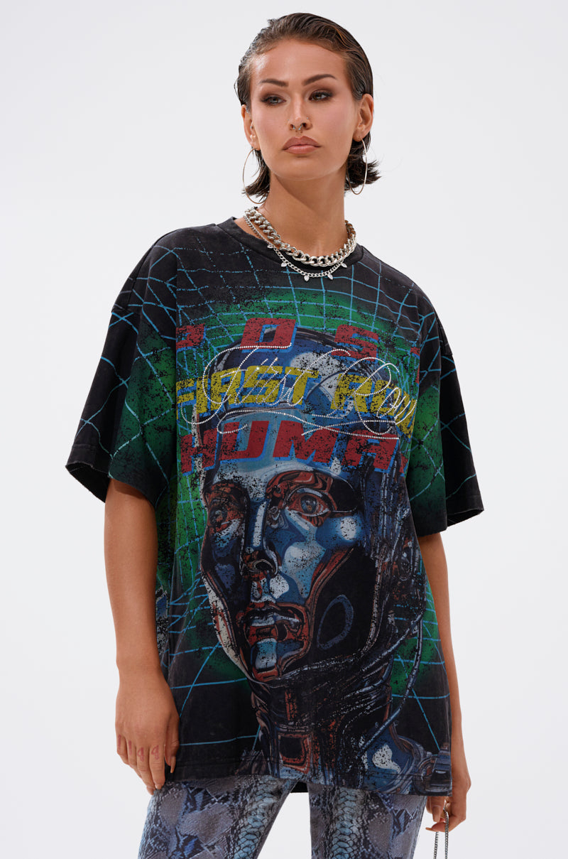 METAVERSE OVERSIZED GRAPHIC TEE