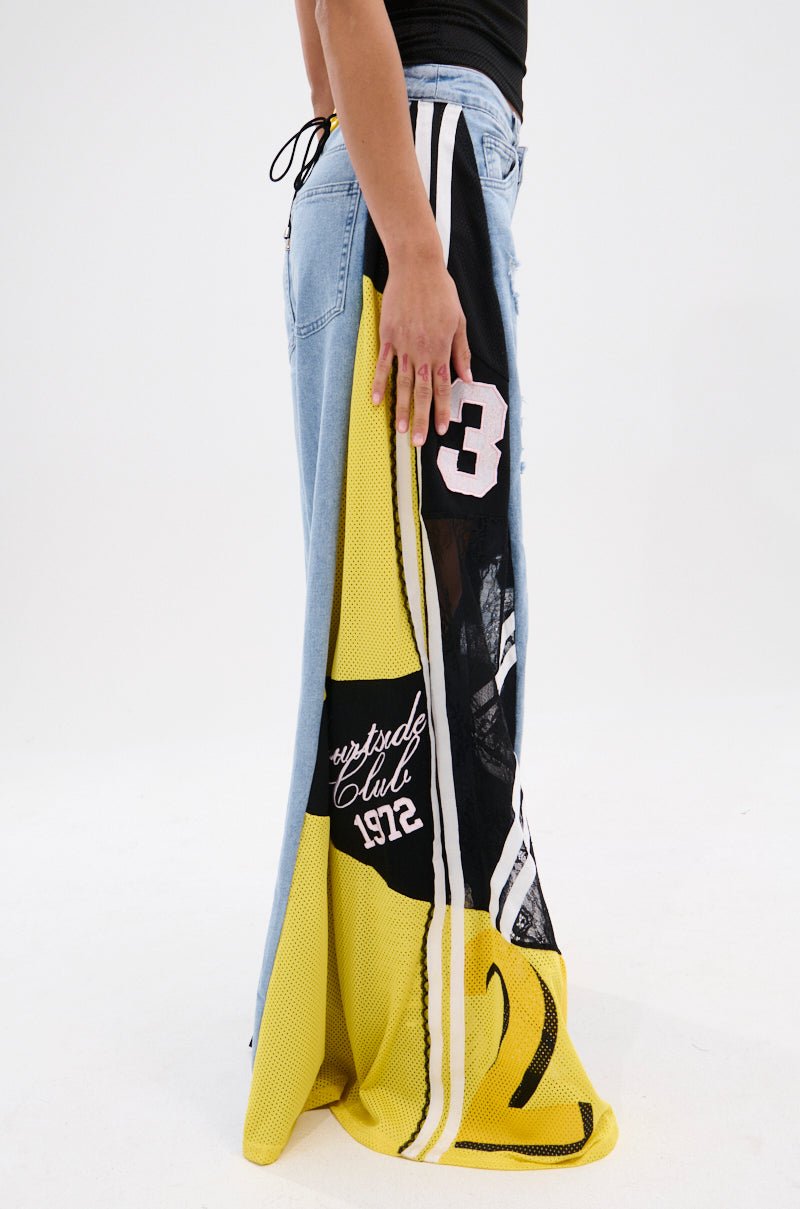 DONT MESS WITH ME WIDE LEG DENIM PANT