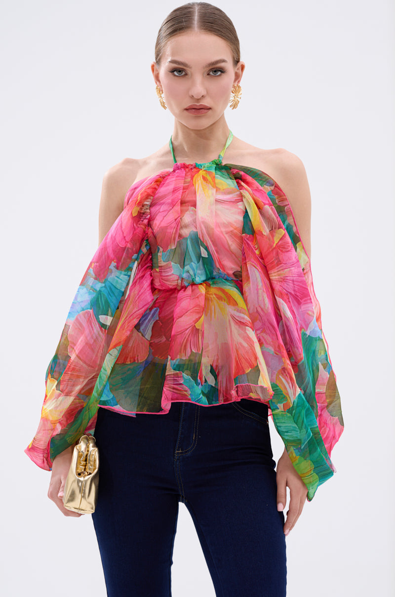JAZZY FLORAL BLOUSE
