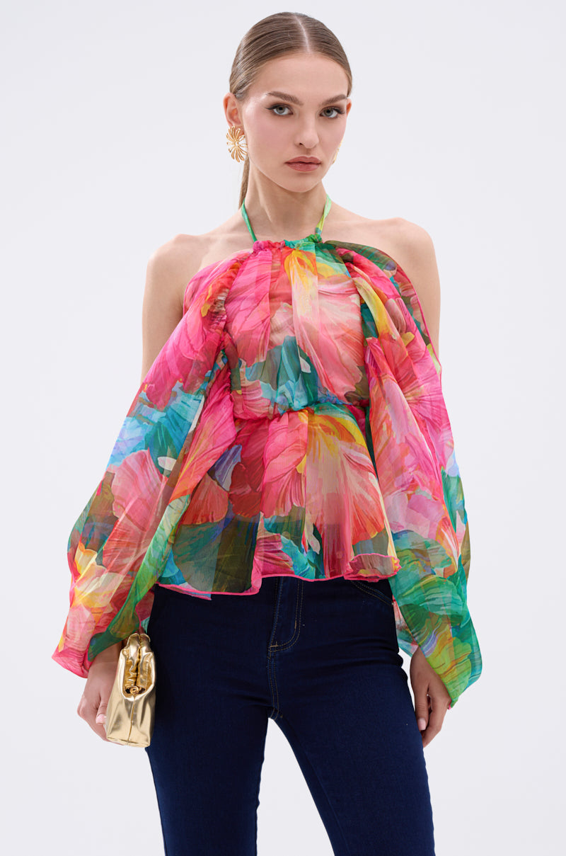 JAZZY FLORAL BLOUSE