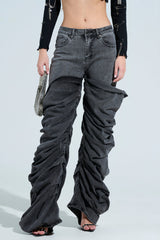 OH YEAH BABY BLACK WASH DENIM PANT